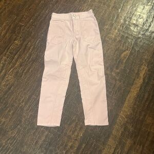 Anthropologie Pilcro Pink Ankle Cropped Pants-size 27